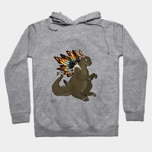 godzilla fly Hoodie